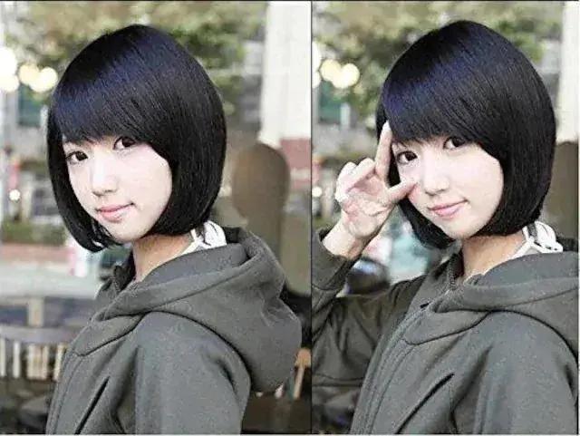 超お買い得1190円★高品質耐熱ウィッグ ショートボブ 黒 +ネットつき < 女性ファッション  超お買い得1190円★高品質耐熱ウィッグ ショートボブ 黒 +ネットつき < 女性ファッションの