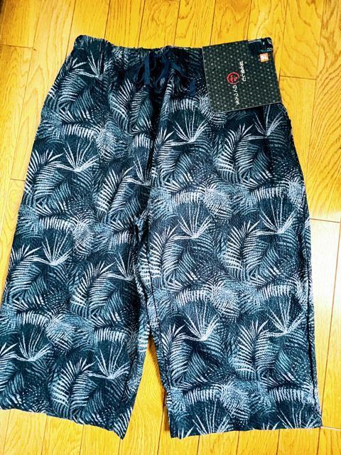 5Lサイズ!高貴紳士的!リップル浴衣素材!和のくつろぎ!両サイドand後一つポケット付き!爽やかな着心地!ハーフパンツ! < 男性ファッション  5Lサイズ!高貴紳士的!リップル浴衣素材!和のくつろぎ!両サイドand後一つポケット付き!爽やかな着心地!ハーフパンツ!  < 男性ファッションの
