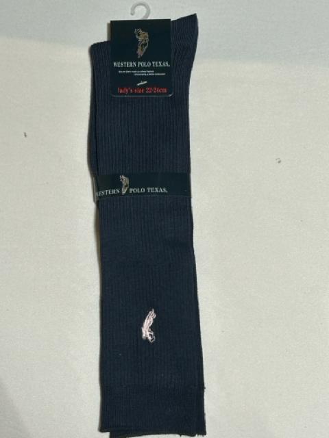 ウエスタンポロ 膝下32〜36cm 紺&黒ハイソックス 22〜24cm 6足セット(勿論全未使用品) < 女性ファッション ウエスタンポロ 膝下32〜36cm 紺&黒ハイソックス 22〜24cm 6足セット(勿論全未使用品) < 女性ファッションの