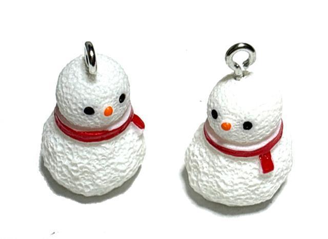 610 立体ミニチュアの雪だるまさん 2個 樹脂チャーム 冬 アクセサリーパーツ オブジェにも < ペット/手芸/園芸 610 立体ミニチュアの雪だるまさん 2個 樹脂チャーム 冬 アクセサリーパーツ オブジェにも < ペット/手芸/園芸の