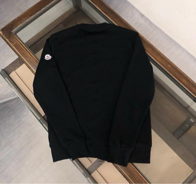 MONCLER �����N���[�� �X�E�F�b�g �g���[�i�[ �u���b�N ���S ���g�p �� �u�����h�� 