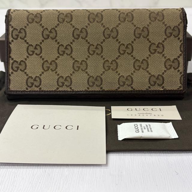 グッチ GUCCI 財布 二つ折り 長財布 GGキャンバス GG柄 メンズ < ブランド グッチ GUCCI 財布 二つ折り 長財布 GGキャンバス GG柄 メンズ < ブランドの