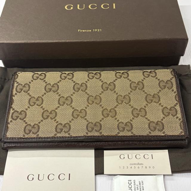 グッチ GUCCI 財布 二つ折り 長財布 GGキャンバス GG柄 メンズ < ブランド グッチ GUCCI 財布 二つ折り 長財布 GGキャンバス GG柄 メンズ < ブランドの