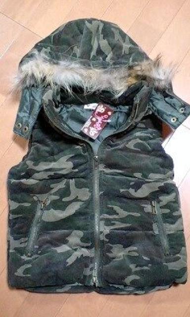 ★ちびギャルちびメン★新品★ミリタリーファーノースリパーカ < キッズ/ベビー  ★ちびギャルちびメン★新品★ミリタリーファーノースリパーカ  < キッズ/ベビーの