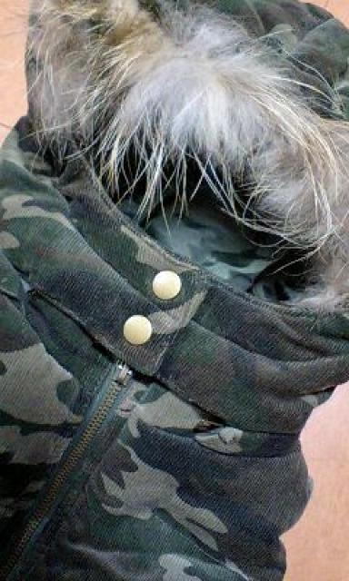 ★ちびギャルちびメン★新品★ミリタリーファーノースリパーカ < キッズ/ベビー  ★ちびギャルちびメン★新品★ミリタリーファーノースリパーカ < キッズ/ベビーの