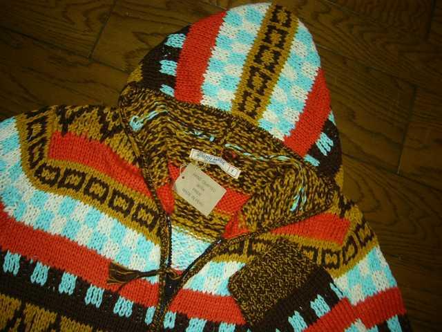 新品GAIJIN MADEガイジンメイドコットンニットパーカー1ハリラン < ブランド  新品GAIJIN MADEガイジンメイドコットンニットパーカー1ハリラン < ブランドの