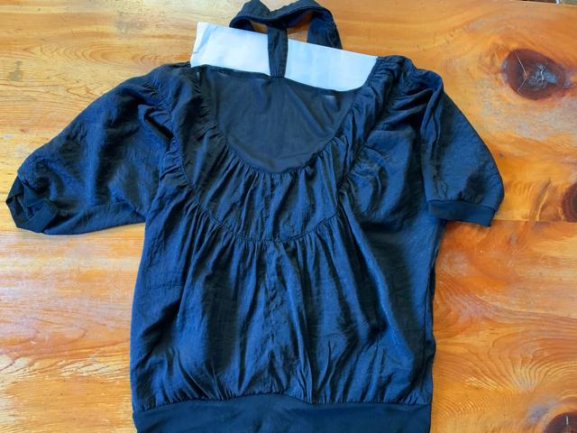 黒 肩露出ブラウス*古着 送料無料 < 女性ファッション  黒 肩露出ブラウス*古着 送料無料 < 女性ファッションの