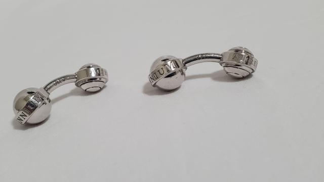 正規良 限定 アルフレッドダンヒル ミレニアム ギャラクシーアースカフス SV925 ADカフリンクス ラウンドWサークルボタン < ブランド  正規良 限定 アルフレッドダンヒル ミレニアム ギャラクシーアースカフス SV925 ADカフリンクス ラウンドWサークルボタン < ブランドの