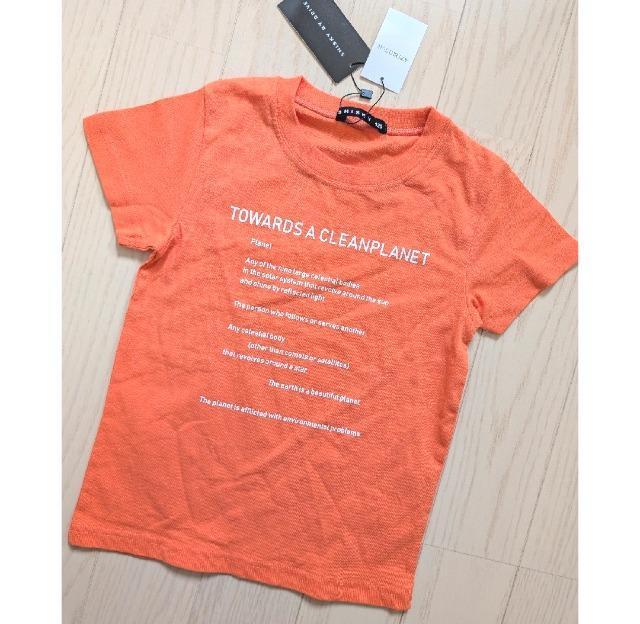 120★SHISKY BY DRIVE★綿100%半袖Tシャツ★オレンジ★新品★送料無料 < キッズ/ベビー  120★SHISKY BY DRIVE★綿100%半袖Tシャツ★オレンジ★新品★送料無料 < キッズ/ベビーの