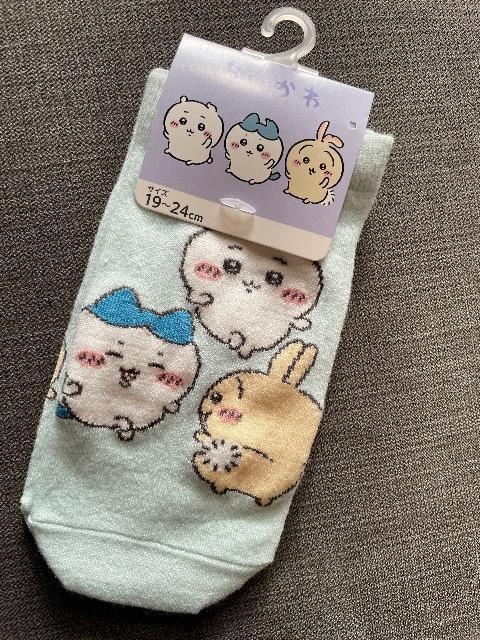 ♯新品♯ちいかソックス 靴下 B19→24ちいかわ ハチワレ うさぎ < キッズ/ベビー  ♯新品♯ちいかソックス 靴下 B19→24ちいかわ ハチワレ うさぎ  < キッズ/ベビーの