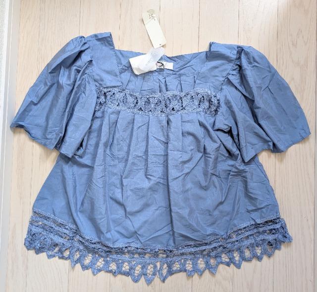 LL★Lumiere★上品★美レーススクエアネックブラウス★新品★送料無料 < 女性ファッション  LL★Lumiere★上品★美レーススクエアネックブラウス★新品★送料無料  < 女性ファッションの