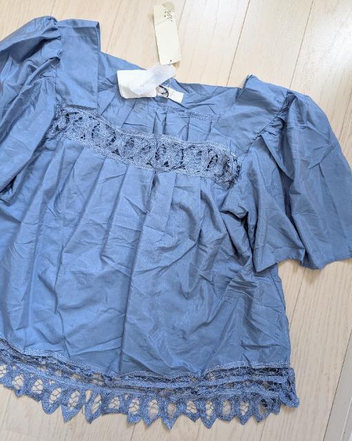 LL★Lumiere★上品★美レーススクエアネックブラウス★新品★送料無料 < 女性ファッション  LL★Lumiere★上品★美レーススクエアネックブラウス★新品★送料無料 < 女性ファッションの