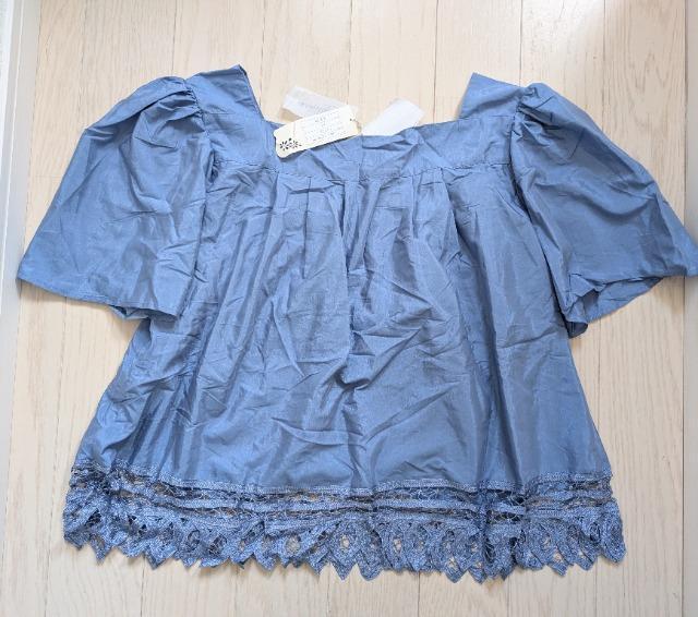 LL★Lumiere★上品★美レーススクエアネックブラウス★新品★送料無料 < 女性ファッション  LL★Lumiere★上品★美レーススクエアネックブラウス★新品★送料無料 < 女性ファッションの