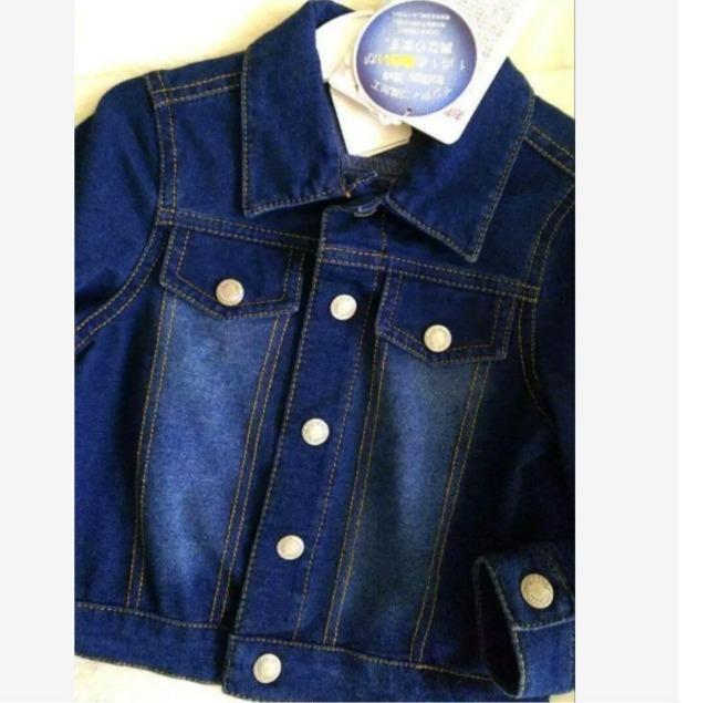 95★Party Pick★ストレッチデニムジャケット★Gジャン★新品★送料無料 < キッズ/ベビー  95★Party Pick★ストレッチデニムジャケット★Gジャン★新品★送料無料 < キッズ/ベビーの