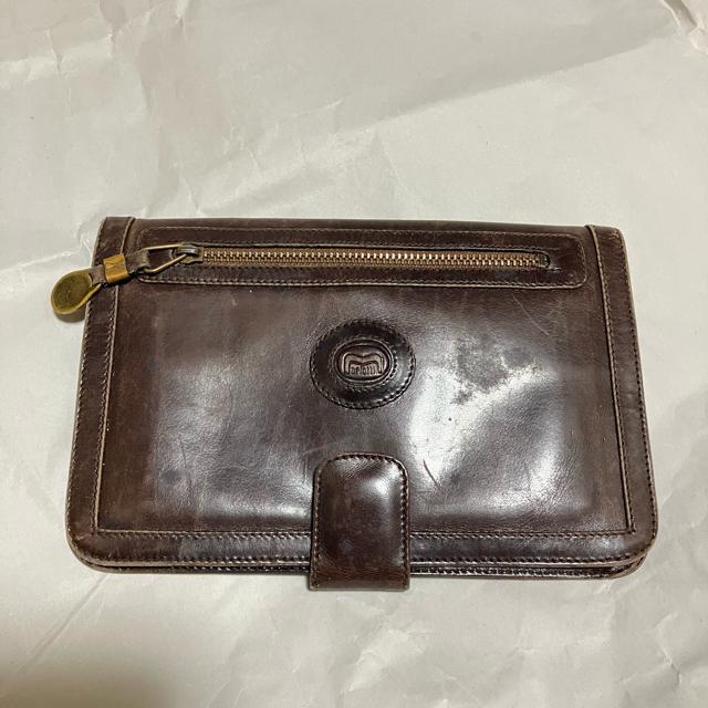 【ヴィンテージ】【mariotti / マリオッティ】 レザー 二つ折り 長財布 < 女性ファッション 【ヴィンテージ】【mariotti / マリオッティ】 レザー 二つ折り 長財布 < 女性ファッションの