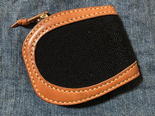 エイ革 スティングレイ ガルーシャ ヌメ革 財布 ウォレット レザー 本革 二つ折り メンズ レディース < 男性ファッション  エイ革 スティングレイ ガルーシャ ヌメ革 財布 ウォレット レザー 本革 二つ折り メンズ レディース < 男性ファッションの