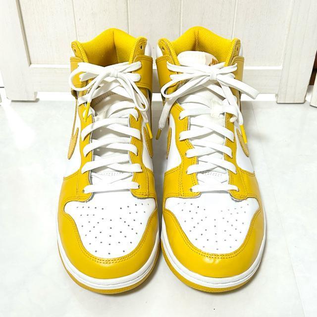 NIKE WMNS DUNK HIGH "DARK SULFUR" 28.5  uh 