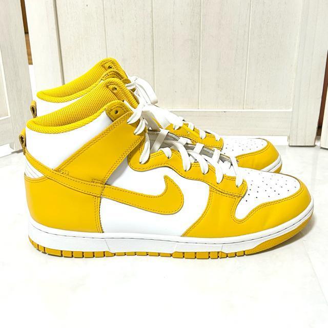 NIKE WMNS DUNK HIGH "DARK SULFUR" 28.5  uh 