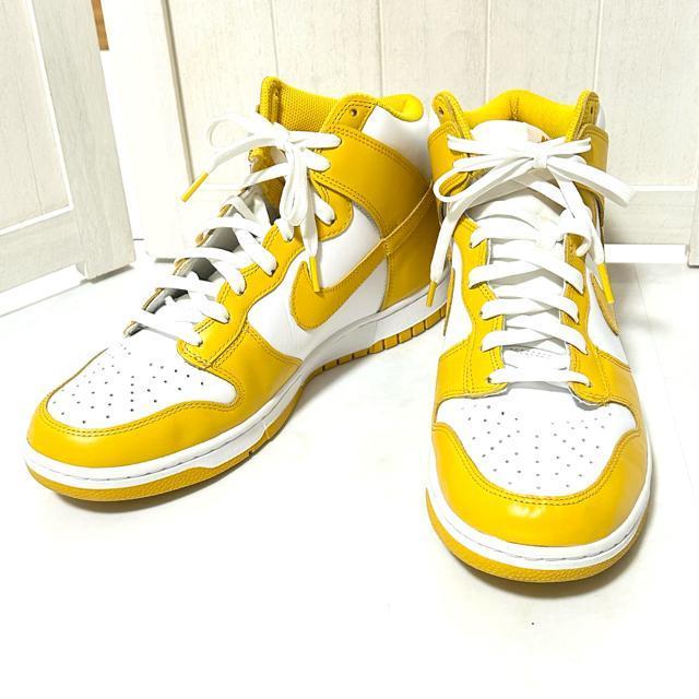 NIKE WMNS DUNK HIGH "DARK SULFUR" 28.5  uh 