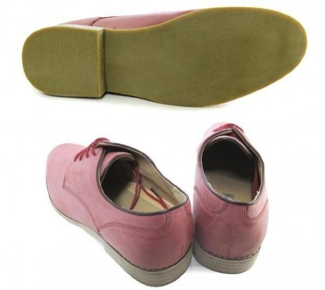 1円~C023新品DEDEs KEN本革カジュアルプレーントゥ/レースアップ26aRED♂ < 男性ファッション  1円~C023新品DEDEs KEN本革カジュアルプレーントゥ/レースアップ26aRED♂ < 男性ファッションの