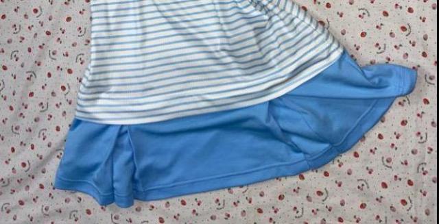 テニスウェア スリクソンワンピース テニス 脇下45.5センチ 丈75センチ パジャマとして使用 ホームクリーニング済み < レジャー/スポーツ テニスウェア スリクソンワンピース テニス 脇下45.5センチ 丈75センチ パジャマとして使用 ホームクリーニング済み < レジャー/スポーツの