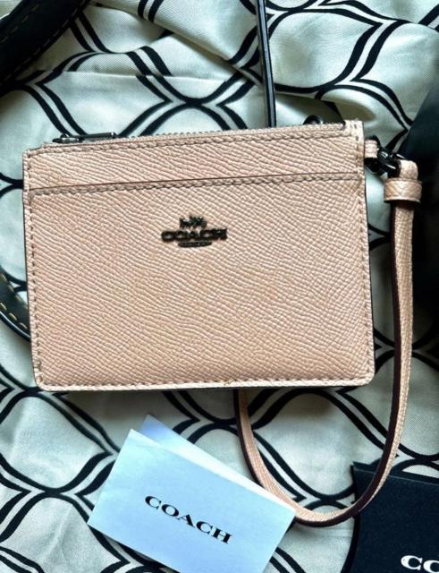 COACH �R�[�` �~�j �X�L�j�[ ID�P�[�X �J�[�h�P�[�X �p�X�P�[�X �x�[�W���s���N ���U�[ �� �u�����h�� 