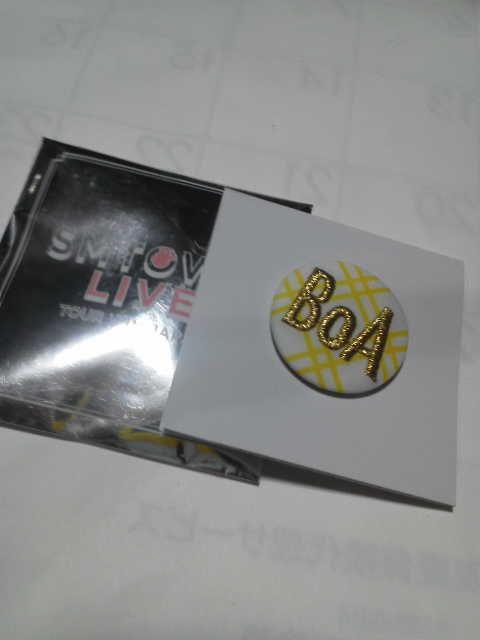 SMTOWN LIVE BOA 刺繍バッチ 新品 ホワイト&イエロー < タレントグッズ  SMTOWN LIVE BOA 刺繍バッチ 新品 ホワイト&イエロー  < タレントグッズの
