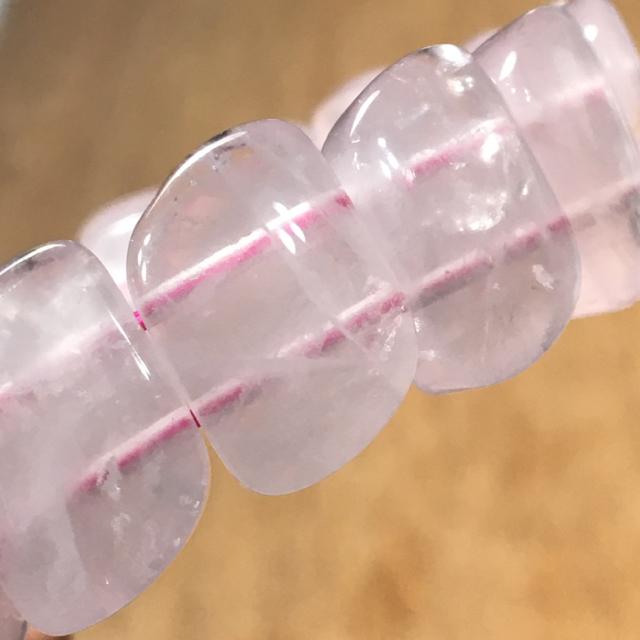 《No.083》天然石ローズクォーツ バングル 内径17.5cm < 女性アクセサリー/時計  《No.083》天然石ローズクォーツ バングル 内径17.5cm < 女性アクセサリー/時計の