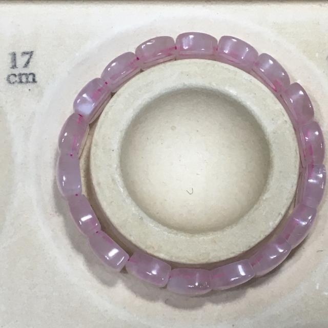 《No.083》天然石ローズクォーツ バングル 内径17.5cm < 女性アクセサリー/時計  《No.083》天然石ローズクォーツ バングル 内径17.5cm < 女性アクセサリー/時計の