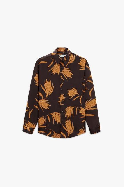 ☆ZARA ザラ フラワー プリント シャツ 柄シャツ アロハシャツ 葉っぱ柄/メンズ/S☆新品☆新作モデル < ブランド ☆ZARA ザラ フラワー プリント シャツ 柄シャツ アロハシャツ 葉っぱ柄/メンズ/S☆新品☆新作モデル < ブランドの