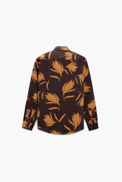 ☆ZARA ザラ フラワー プリント シャツ 柄シャツ アロハシャツ 葉っぱ柄/メンズ/S☆新品☆新作モデル < ブランド ☆ZARA ザラ フラワー プリント シャツ 柄シャツ アロハシャツ 葉っぱ柄/メンズ/S☆新品☆新作モデル < ブランドの