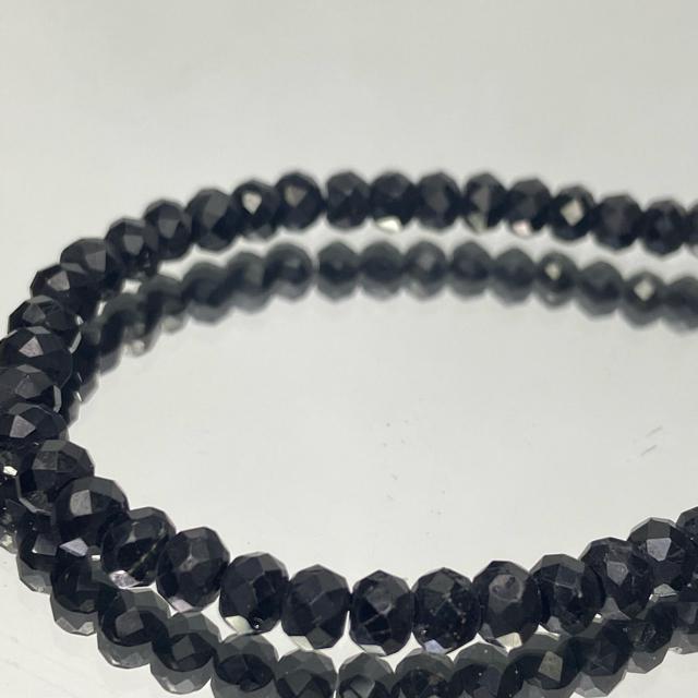 《bracelet》天然石ブラックスピネル 多面カット アジャスター付き < 男性アクセサリー/時計  《bracelet》天然石ブラックスピネル 多面カット アジャスター付き < 男性アクセサリー/時計の