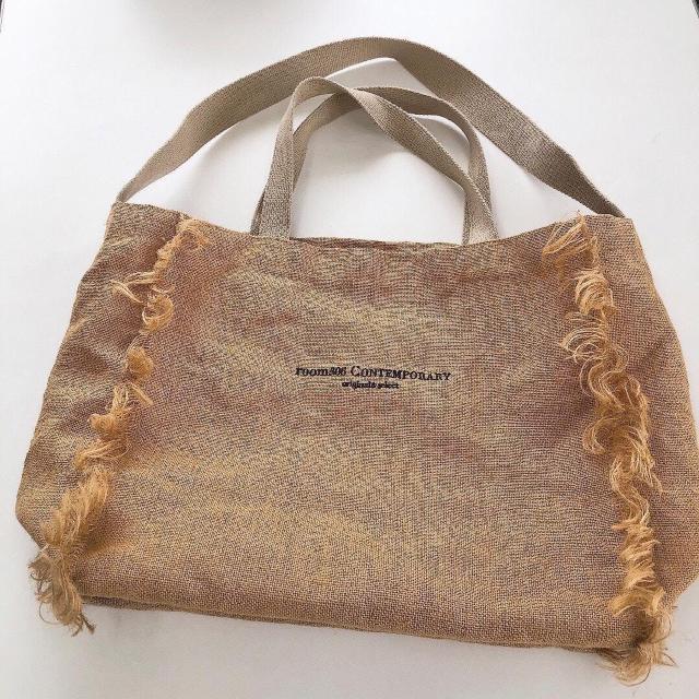 ◆room 306 CONTEMPORARY/ルーム306◆即完売!!ジュートバッグ★海プール旅行♪ < 女性ファッション  ◆room 306 CONTEMPORARY/ルーム306◆即完売!!ジュートバッグ★海プール旅行♪ < 女性ファッションの