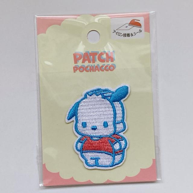 サンリオ ポチャッコ はぴだんぶい 刺繍 ワッペン アイロン接着 ハンドメイド N2m < おもちゃ  サンリオ ポチャッコ はぴだんぶい 刺繍 ワッペン アイロン接着 ハンドメイド N2m  < おもちゃの