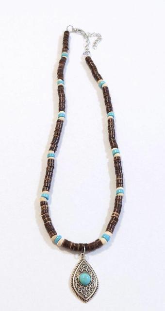 ココナッツターコイズネックレス☆メンズ・レディースネックレス   夏ネックレス   ターコイズネックレス  ウッドネックレス < 女性アクセサリー/時計  ココナッツターコイズネックレス☆メンズ・レディースネックレス   夏ネックレス   ターコイズネックレス  ウッドネックレス < 女性アクセサリー/時計の