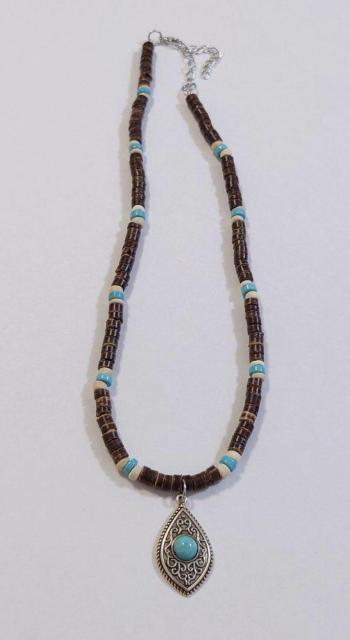 ココナッツターコイズネックレス☆メンズ・レディースネックレス   夏ネックレス   ターコイズネックレス  ウッドネックレス < 女性アクセサリー/時計  ココナッツターコイズネックレス☆メンズ・レディースネックレス   夏ネックレス   ターコイズネックレス  ウッドネックレス < 女性アクセサリー/時計の