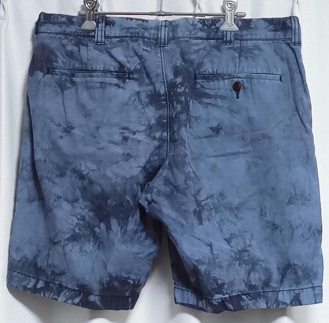 J.CREW STANTON タイダイ柄 ショートパンツ サイズ33 青 ブルー 紺色 ネイビー ジェイクルー ハーフパンツ 中古 < 男性ファッション  J.CREW STANTON タイダイ柄 ショートパンツ サイズ33 青 ブルー 紺色 ネイビー ジェイクルー ハーフパンツ 中古 < 男性ファッションの