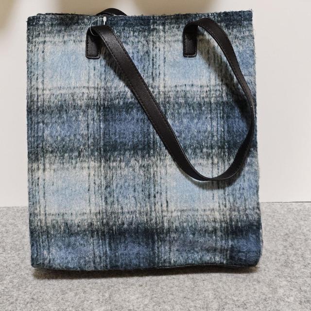 AFTERNOONTEA 青系チェック柄トートバッグ < 女性ファッション AFTERNOONTEA 青系チェック柄トートバッグ < 女性ファッションの