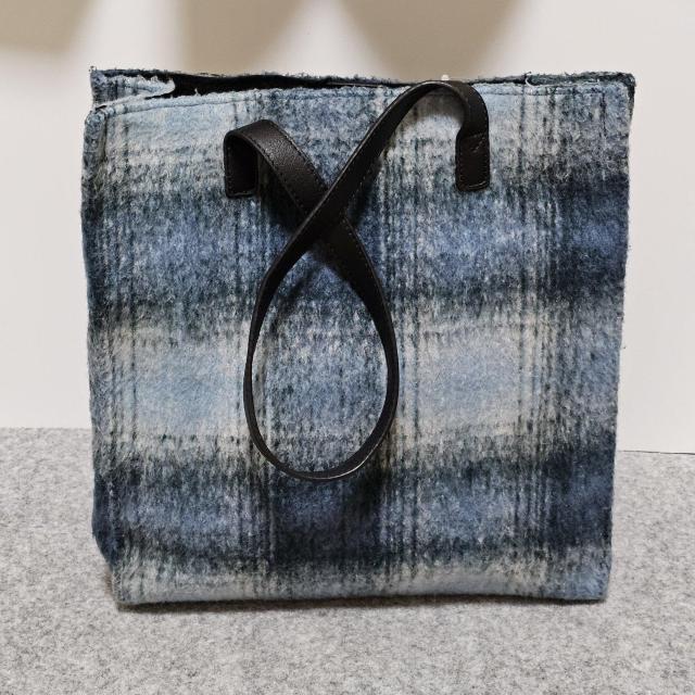 AFTERNOONTEA 青系チェック柄トートバッグ < 女性ファッション AFTERNOONTEA 青系チェック柄トートバッグ < 女性ファッションの