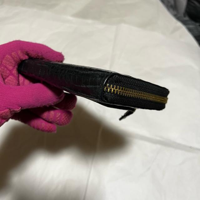 【クロコダイル】【エキゾチックレザー】 ラウンドファスナー / 長財布 / 黒 < 女性ファッション 【クロコダイル】【エキゾチックレザー】 ラウンドファスナー / 長財布 / 黒 < 女性ファッションの