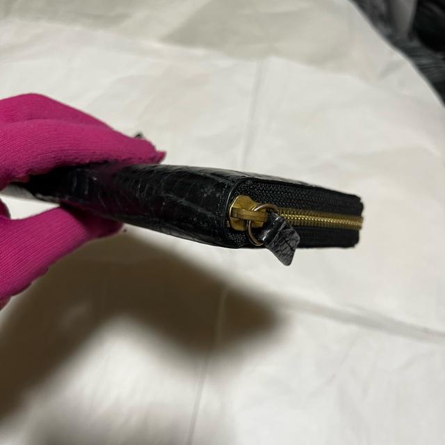 【クロコダイル】【エキゾチックレザー】 ラウンドファスナー / 長財布 / 黒 < 女性ファッション 【クロコダイル】【エキゾチックレザー】 ラウンドファスナー / 長財布 / 黒 < 女性ファッションの