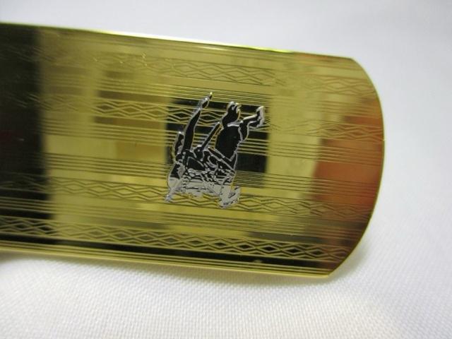 未使用品 バーバリー マネークリップ ゴールドカラー < ブランド 未使用品 バーバリー マネークリップ ゴールドカラー < ブランドの