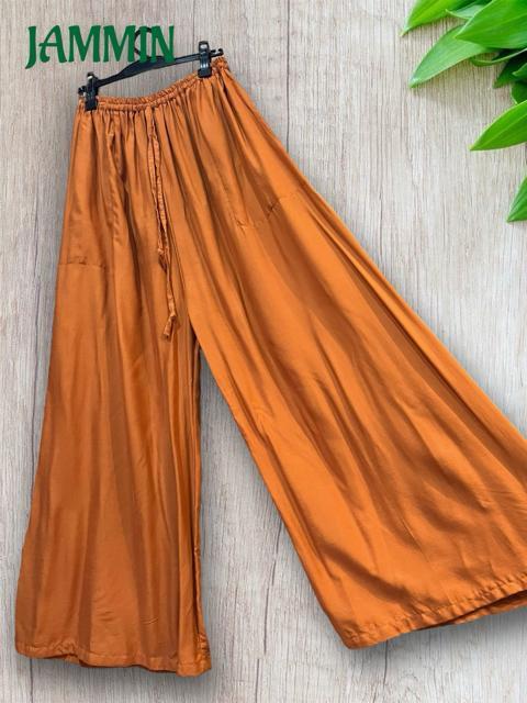 ゆったりワイドパンツ 金茶色 アジアン エスニック ヒッピー サイケ < 女性ファッション ゆったりワイドパンツ 金茶色 アジアン エスニック ヒッピー サイケ < 女性ファッションの