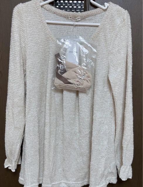 新品 アクシーズファム 長袖 トップス ホワイト レディース < ブランド 新品 アクシーズファム 長袖 トップス ホワイト レディース < ブランドの