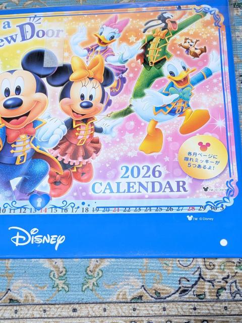 *☆+°2026年カレンダー*☆+°ミッキーマウス柄*☆+°未開封 < ホビー *☆+°2026年カレンダー*☆+°ミッキーマウス柄*☆+°未開封 < ホビーの