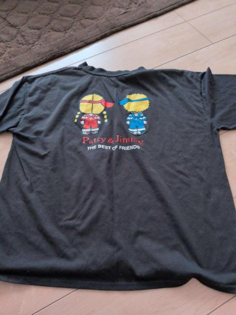 サンリオ Patty & Jimmy パティ&ジミー Tシャツ 黒 < 女性ファッション サンリオ Patty & Jimmy パティ&ジミー Tシャツ 黒 < 女性ファッションの