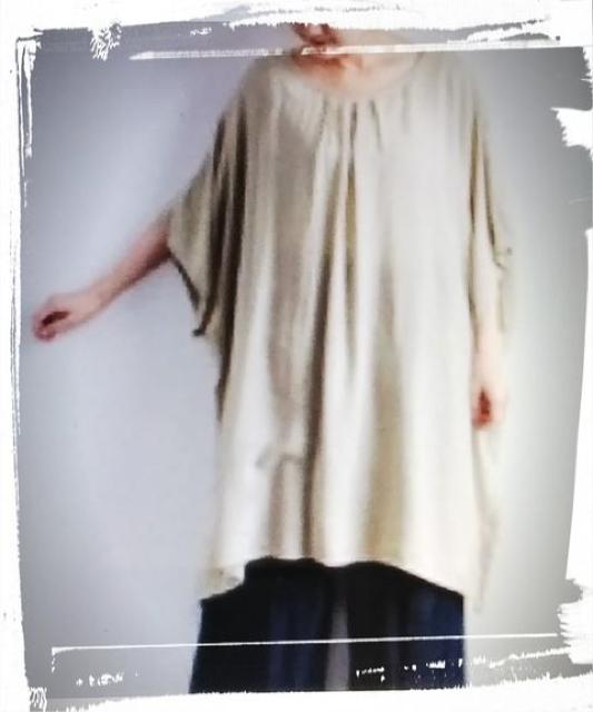 *fillil* ゆったりチュニック F グレージュ < 女性ファッション *fillil* ゆったりチュニック F グレージュ < 女性ファッションの