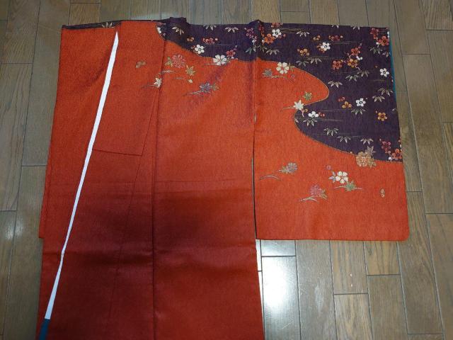 §USED、訪問着、金彩、立波草花文 < 女性ファッション  §USED、訪問着、金彩、立波草花文 < 女性ファッションの