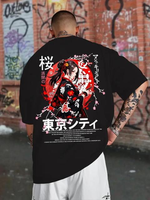 超お買い得1190円★メンズ アニメ ガールズとサクラ パターン Tシャツ USAサイズS(日本サイズL相当) < 男性ファッション  超お買い得1190円★メンズ アニメ ガールズとサクラ パターン Tシャツ USAサイズS(日本サイズL相当) < 男性ファッションの