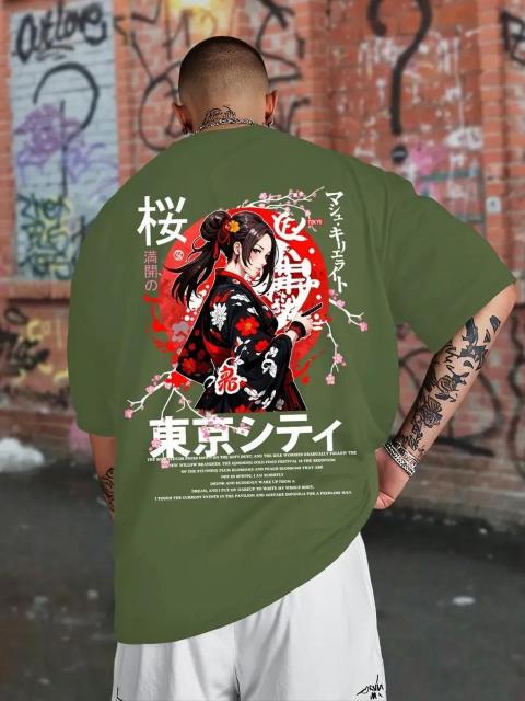 超お買い得1190円★メンズ アニメ ガールズとサクラ パターン Tシャツ USAサイズS(日本サイズL相当) < 男性ファッション  超お買い得1190円★メンズ アニメ ガールズとサクラ パターン Tシャツ USAサイズS(日本サイズL相当) < 男性ファッションの